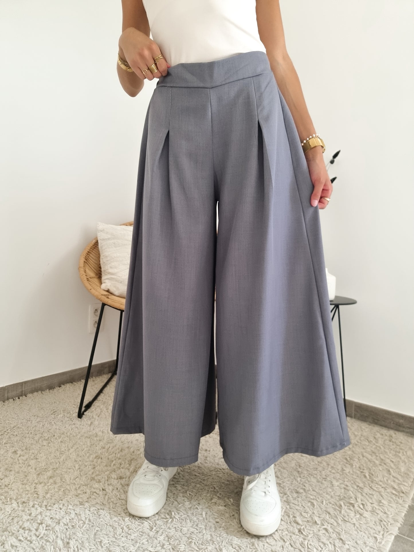 Pantalon évasé