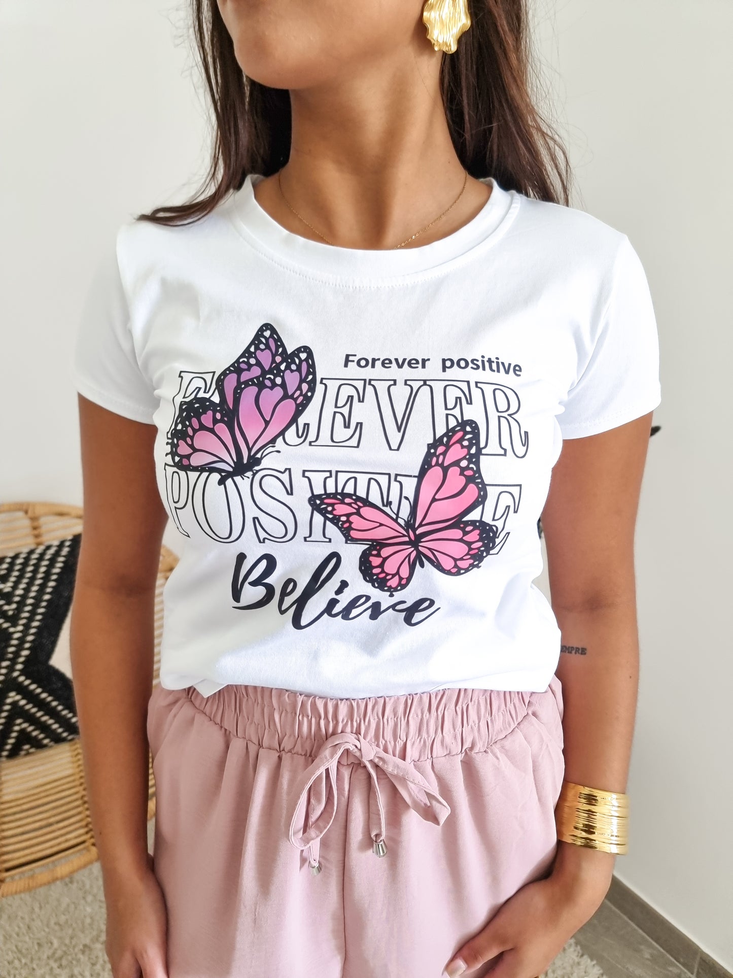 T-shirt papillon