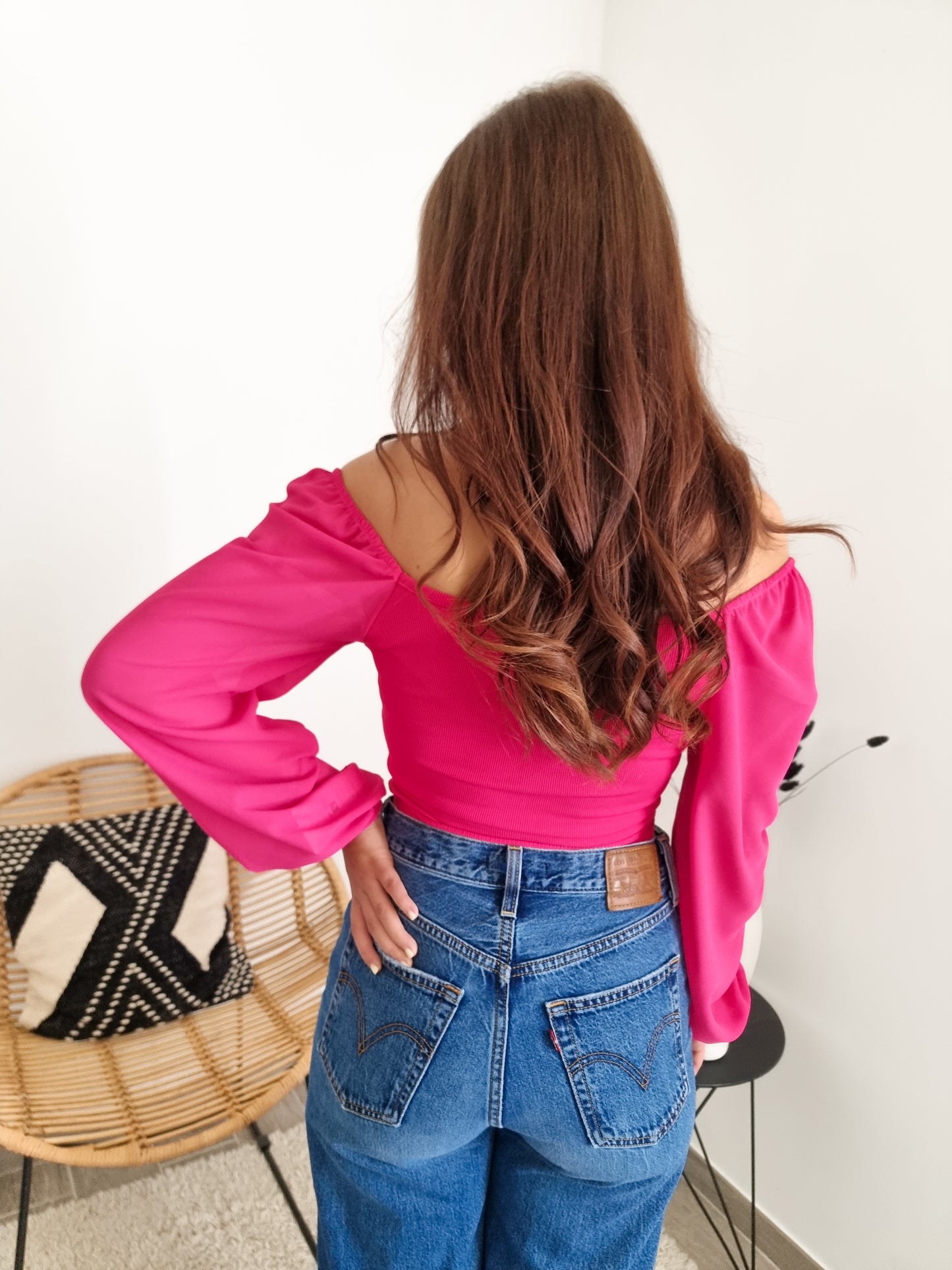 Blouse manches bouffantes
