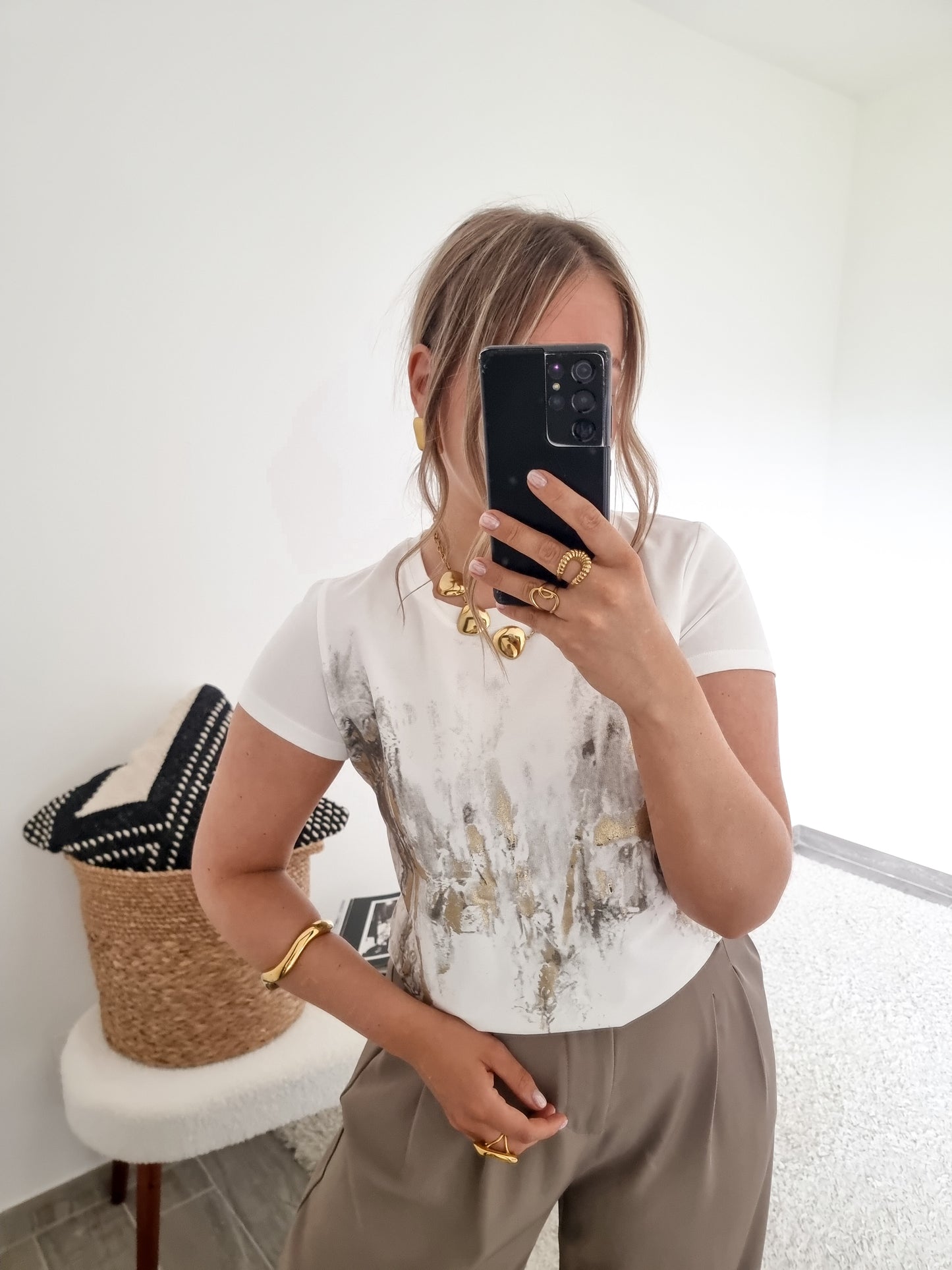 T-shirt abstrait