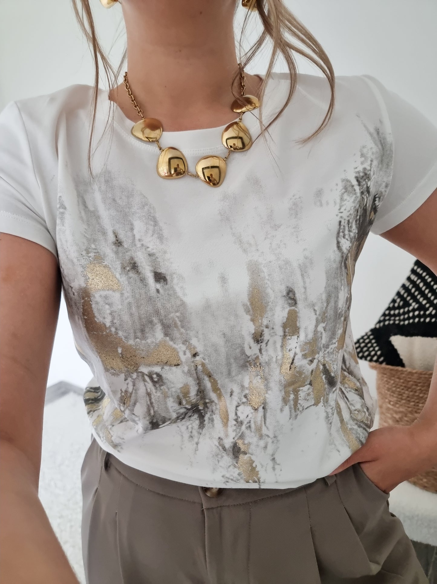 T-shirt abstrait