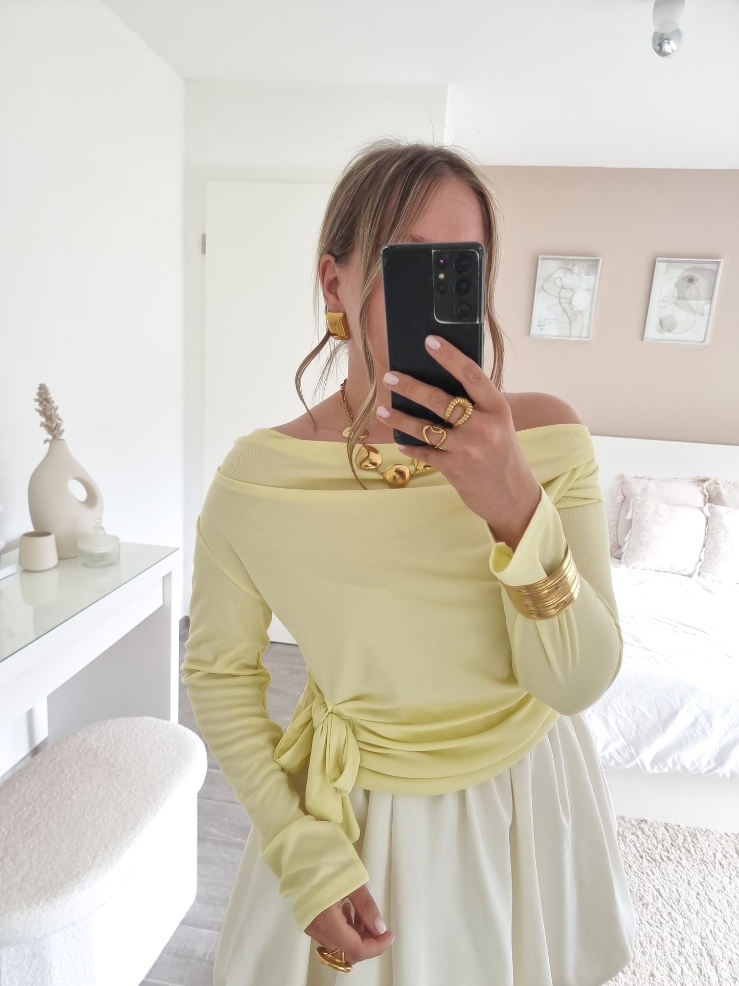 Blouse jaune