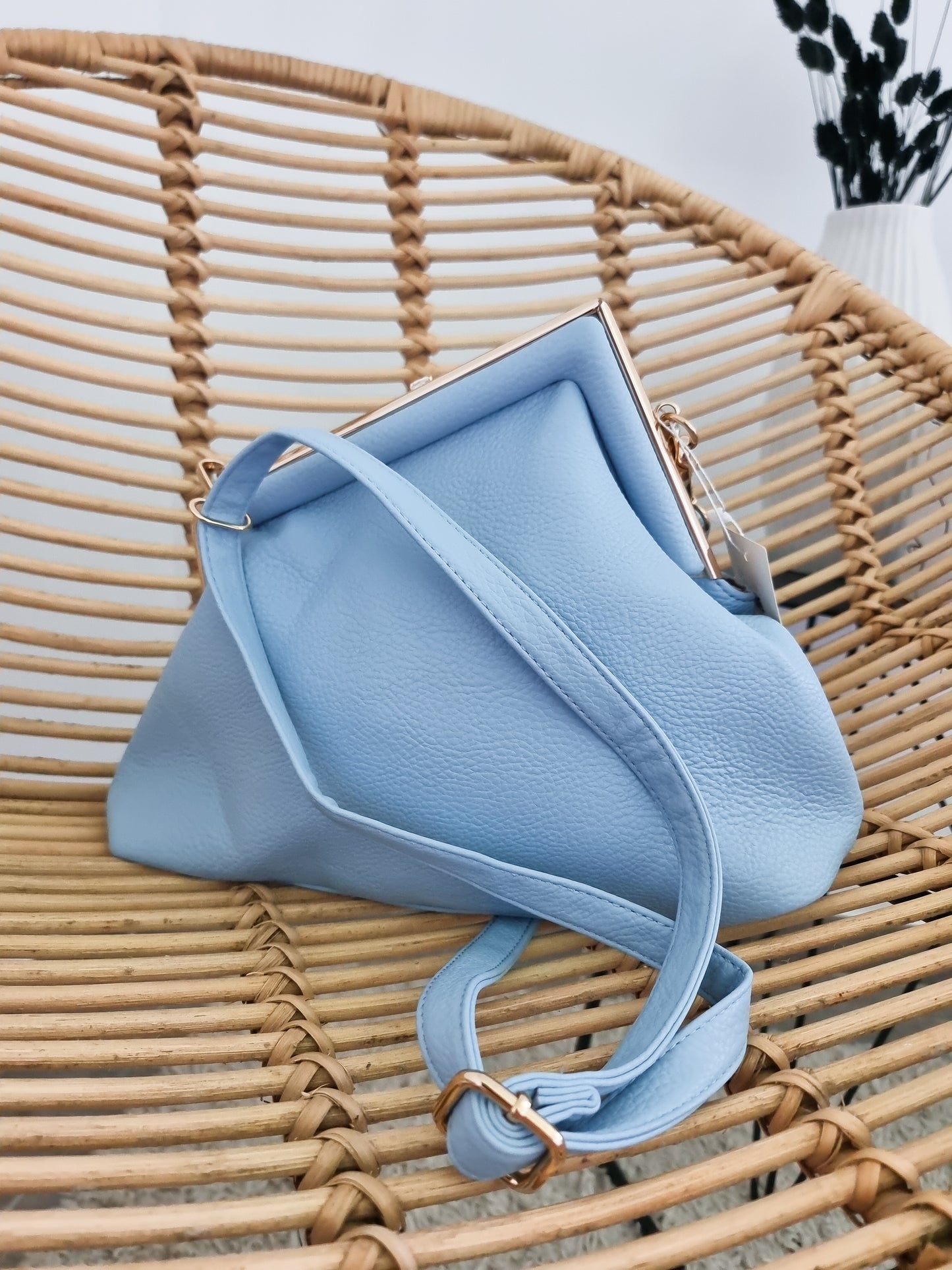 Sac bleu pastel