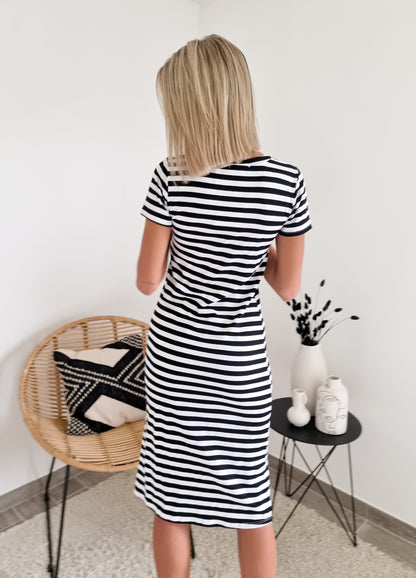 Robe t-shirt rayures