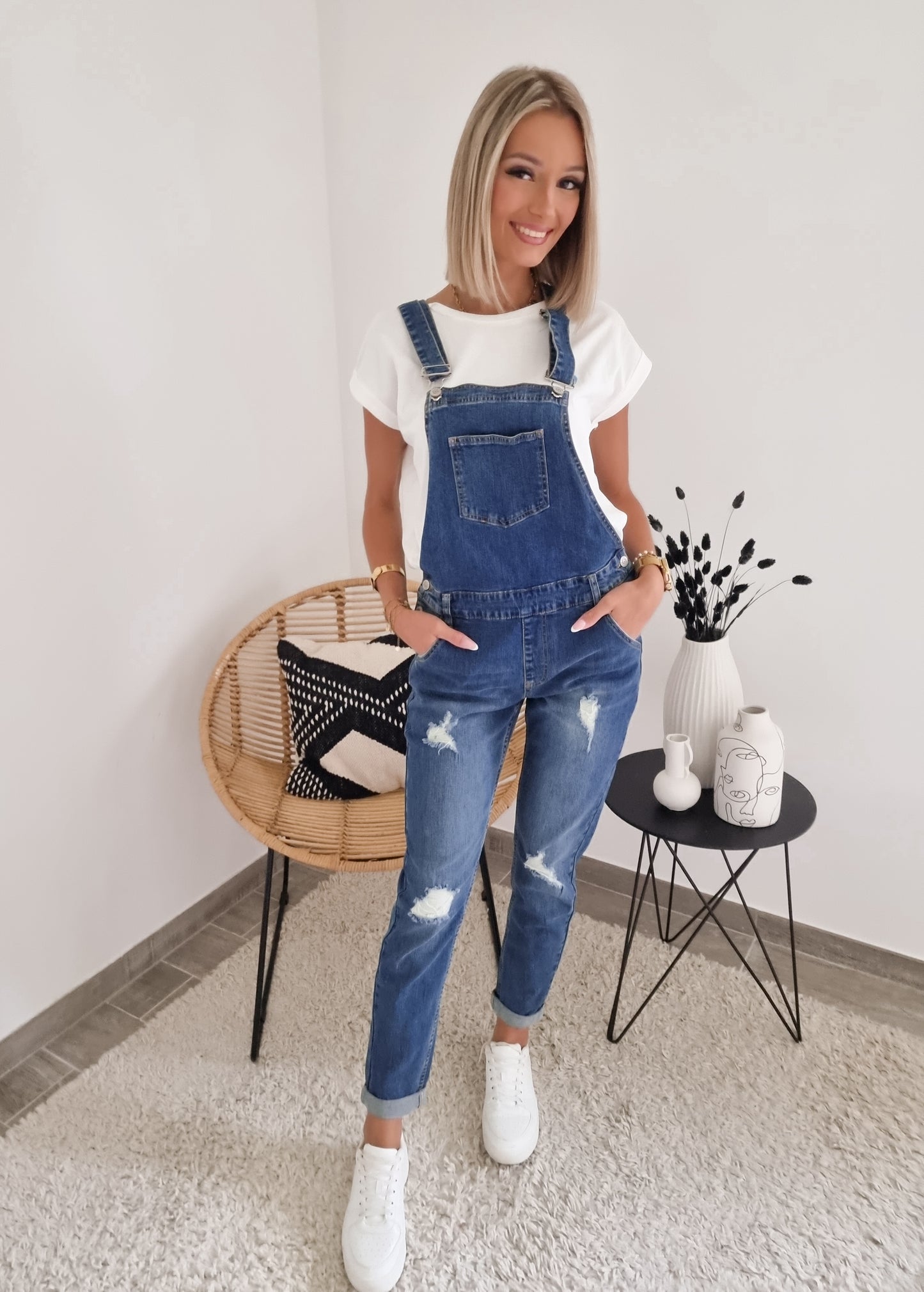 Salopette jeans