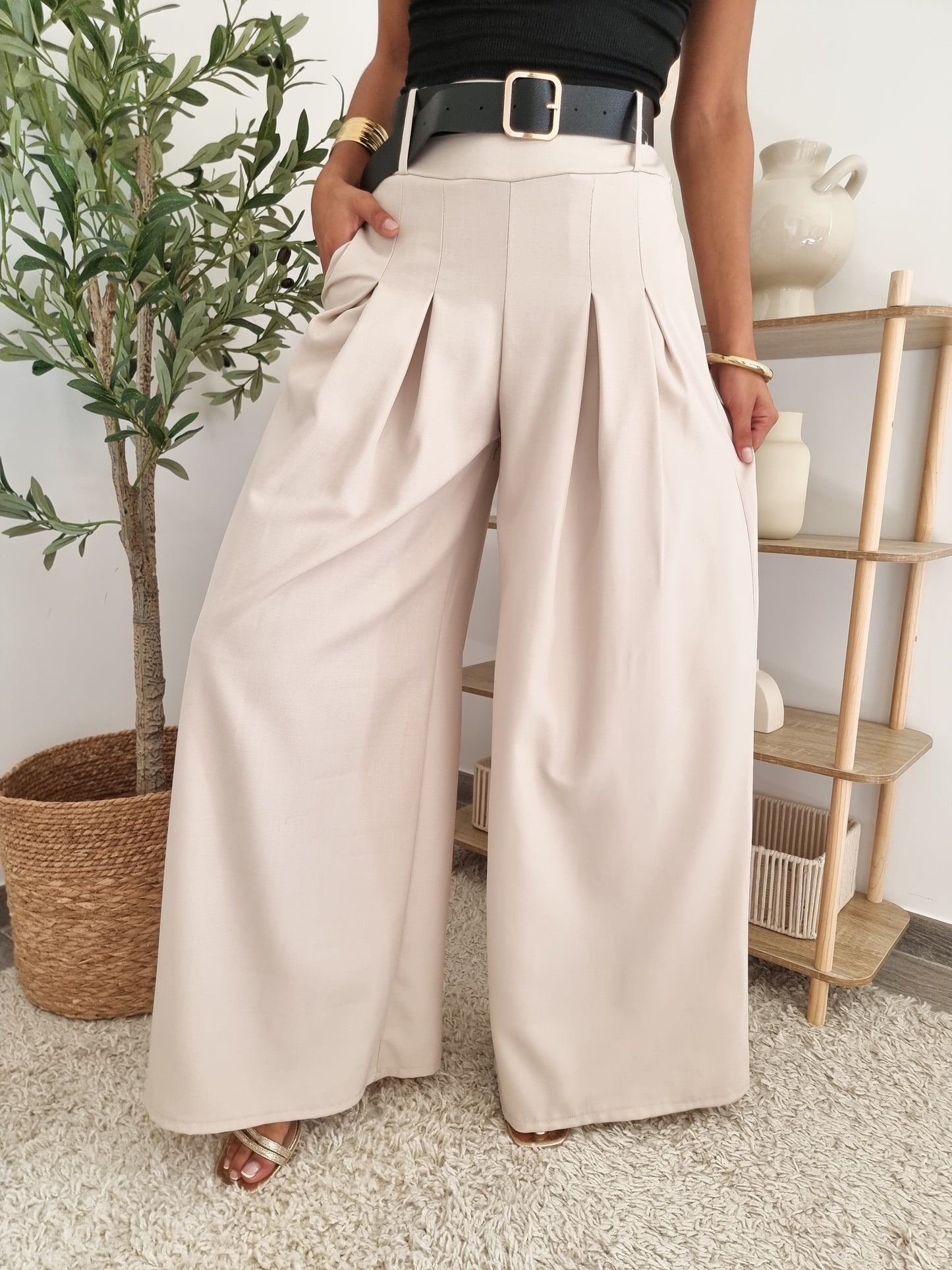 Pantalon évasé