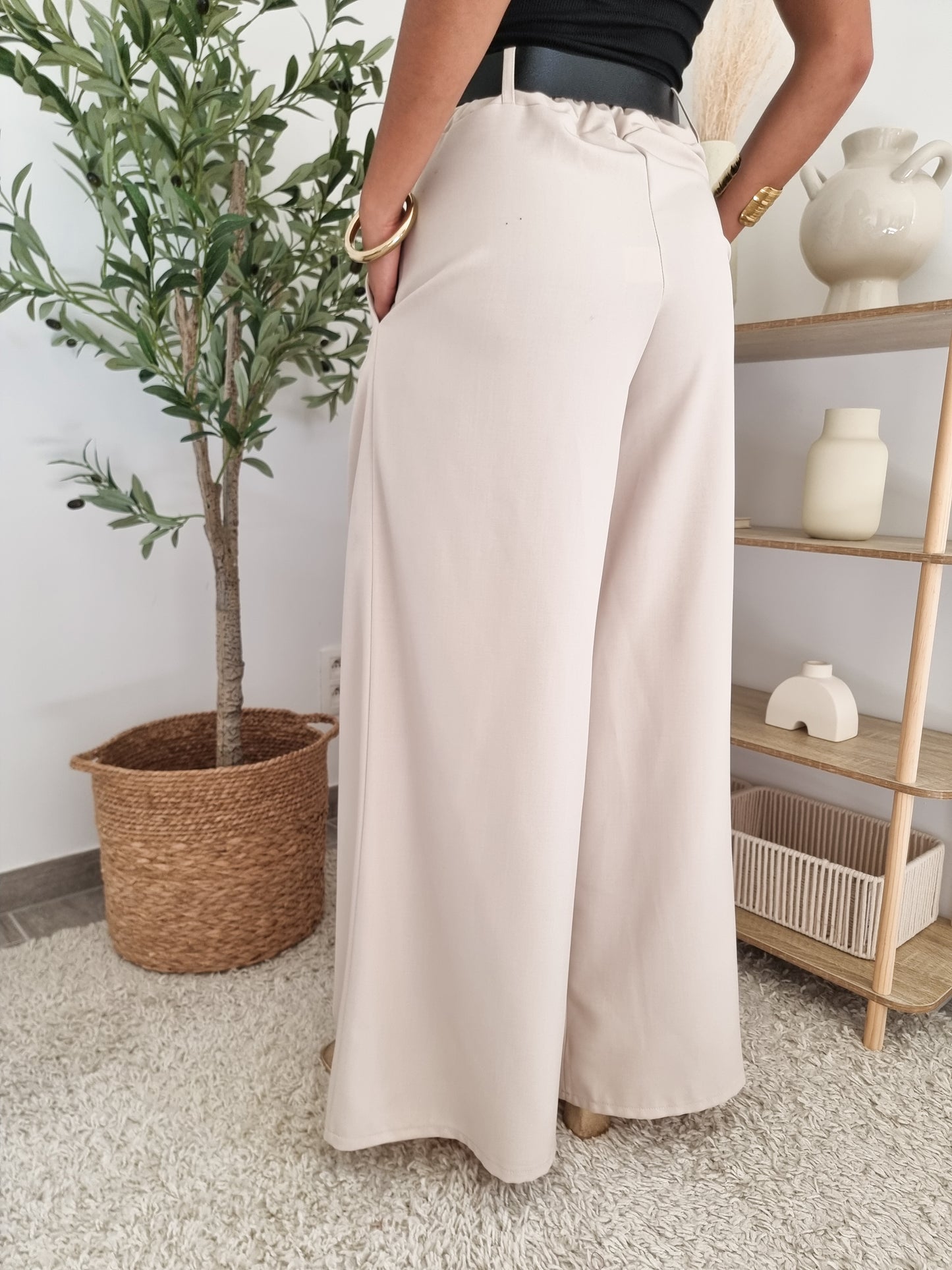 Pantalon évasé