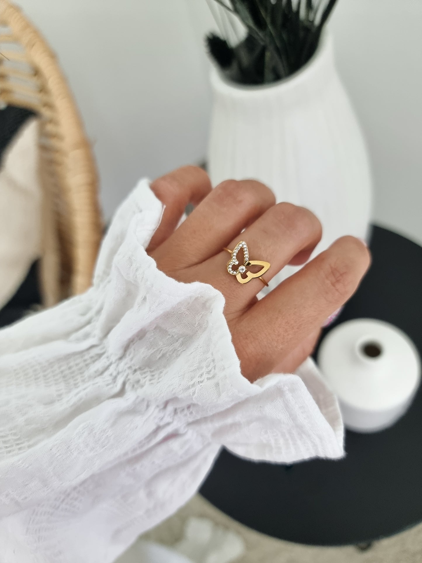 Bague acier inoxydable ajustable