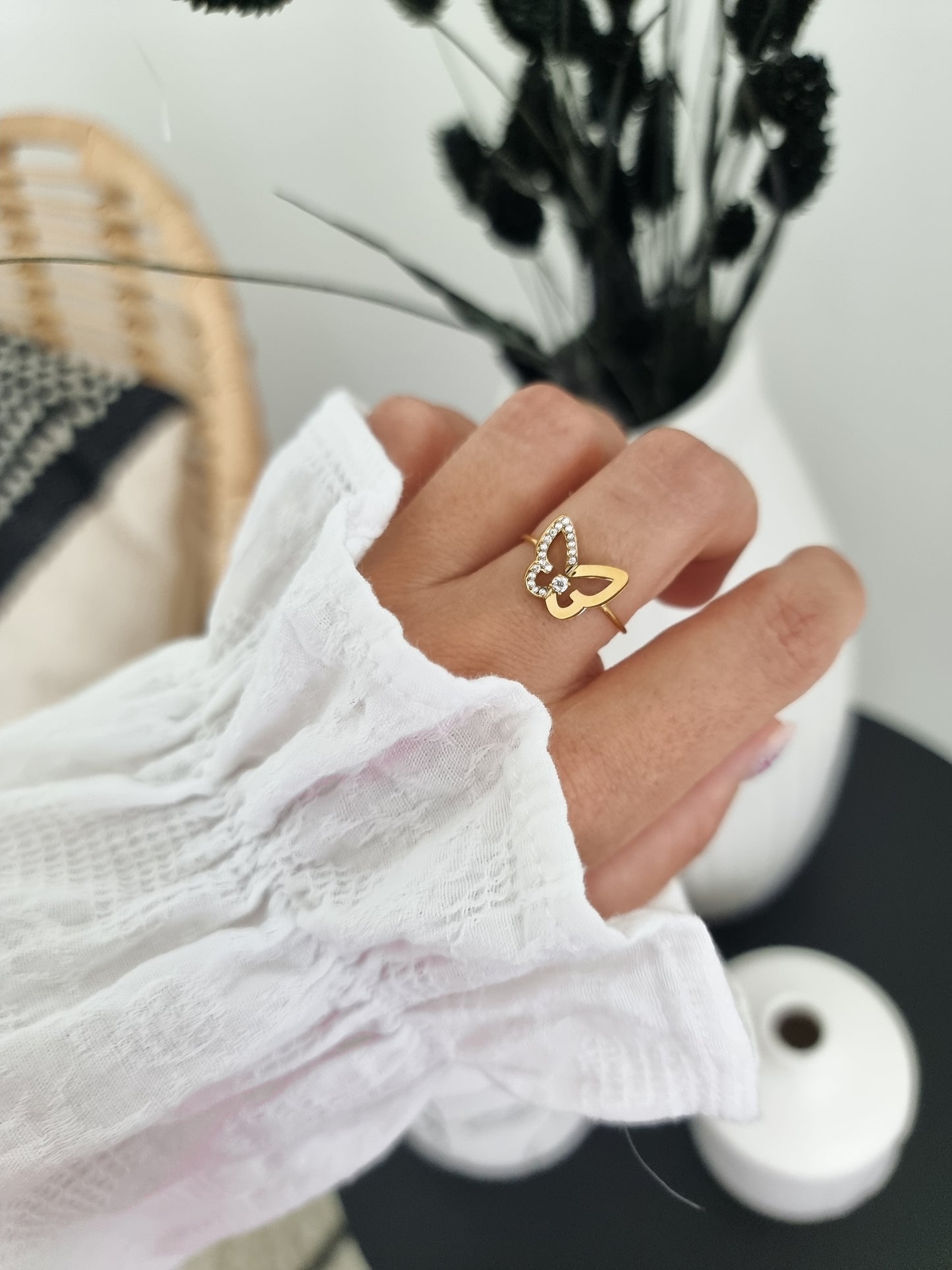 Bague acier inoxydable ajustable