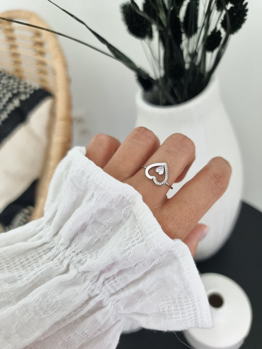 Bague acier inoxydable ajustable