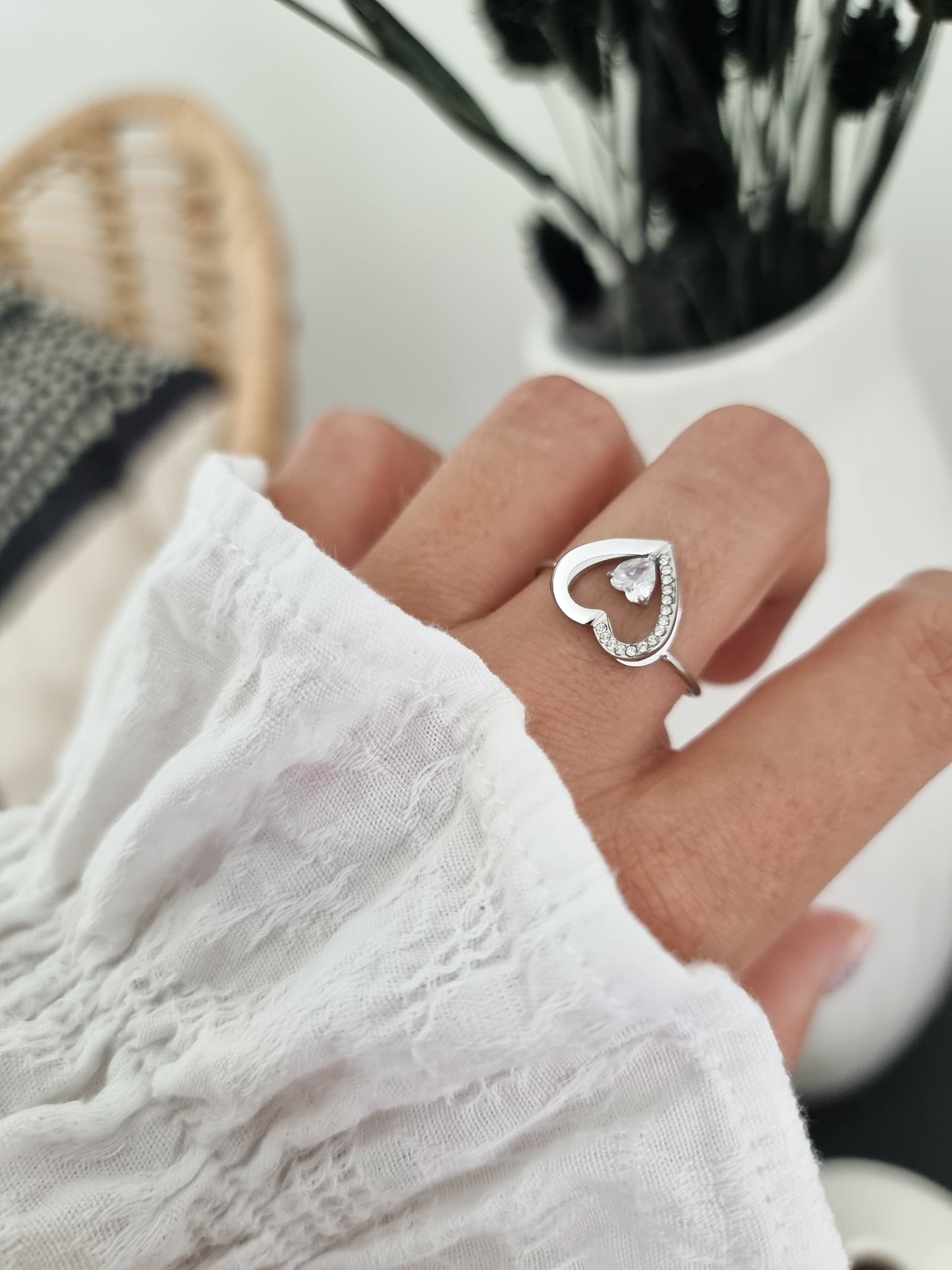 Bague acier inoxydable ajustable