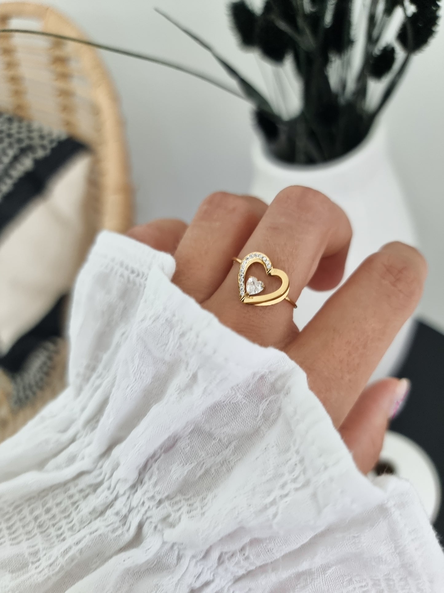 Bague acier inoxydable ajustable