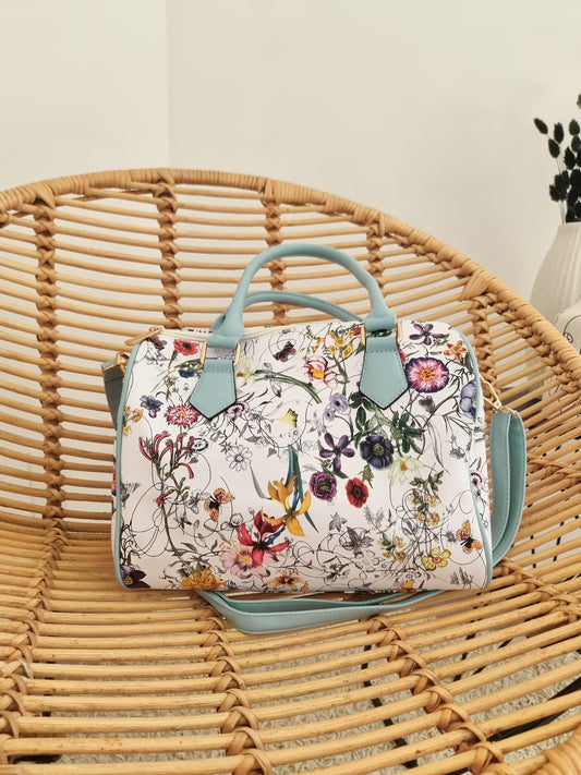 Sac imprimé fleuri