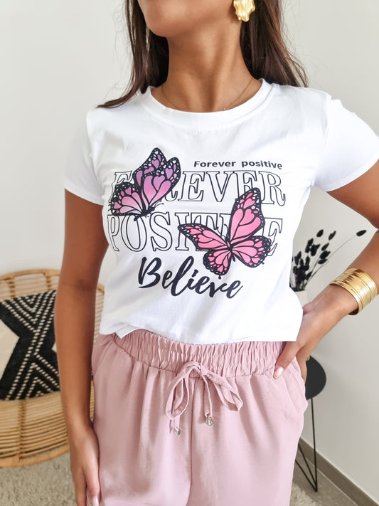 T-shirt papillon