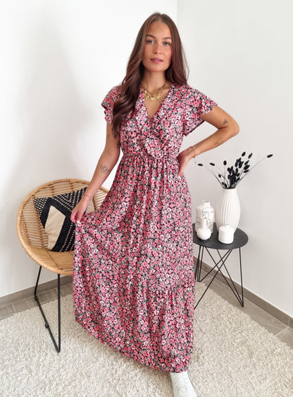 Robe longue imprimée