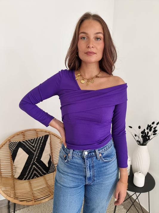 Blouse côtelée