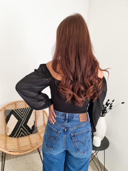 Blouse manches bouffantes