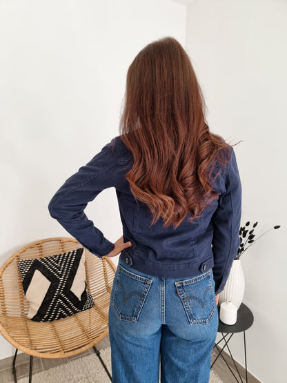 Veste en jeans bleu