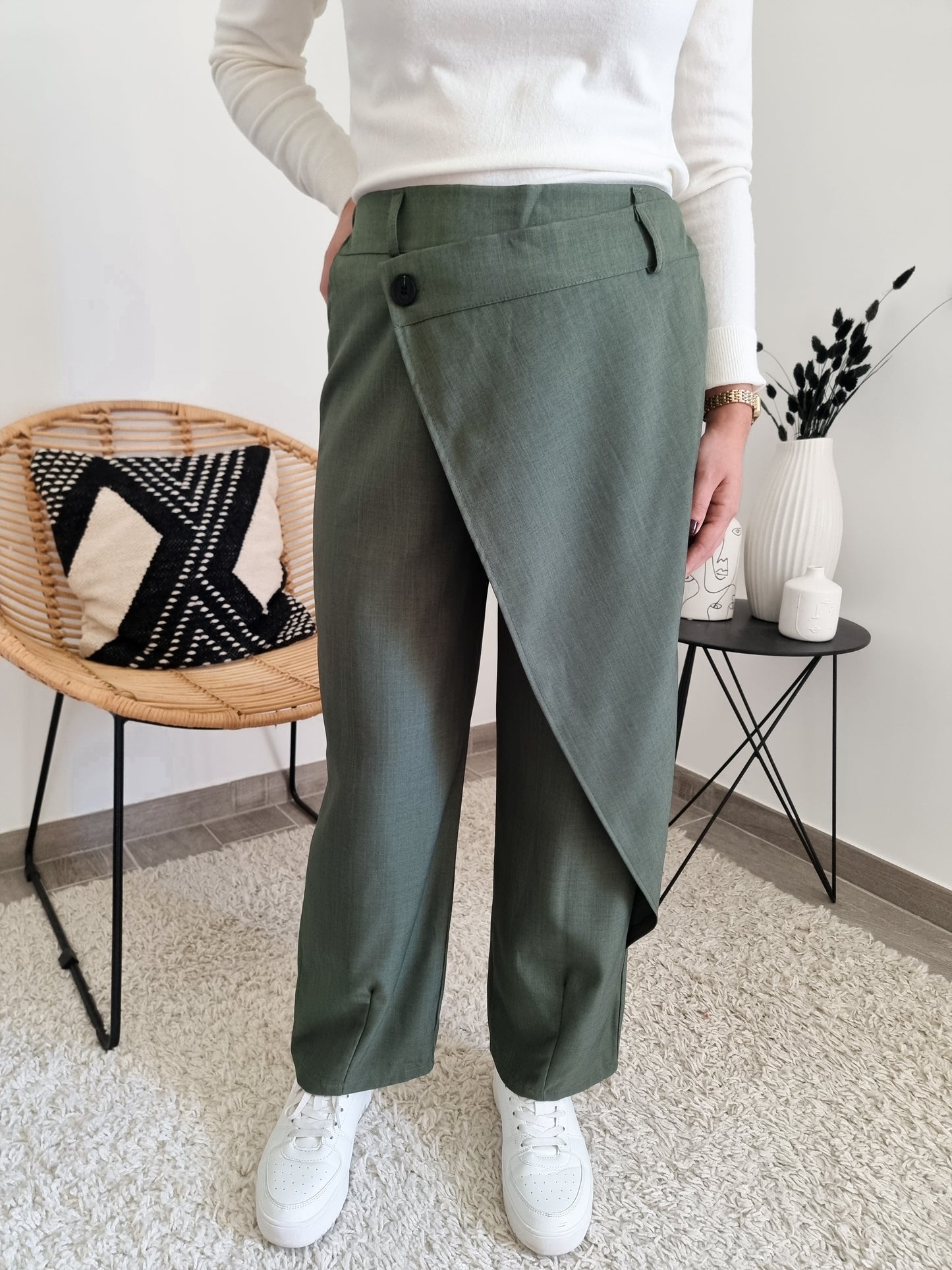 Pantalon évasé