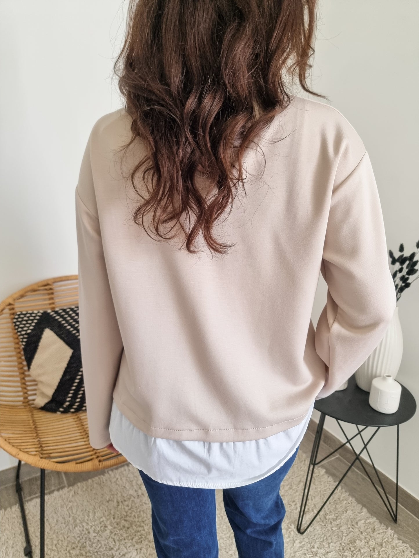 Pull col claudine