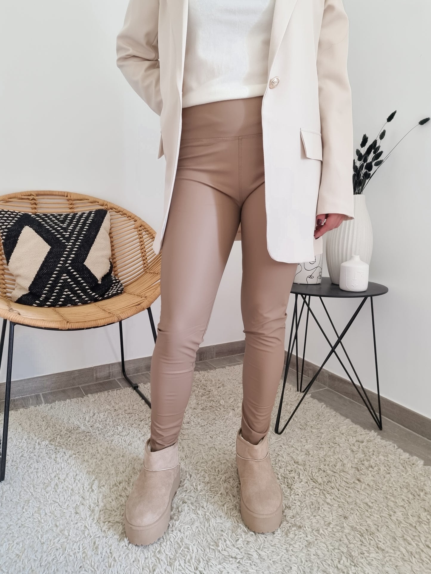 Legging simili cuir