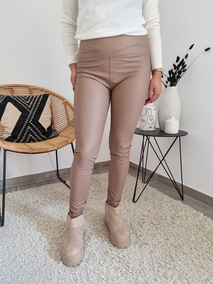 Legging simili cuir