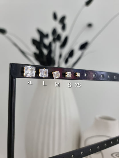 Boucles d'oreilles zirconium