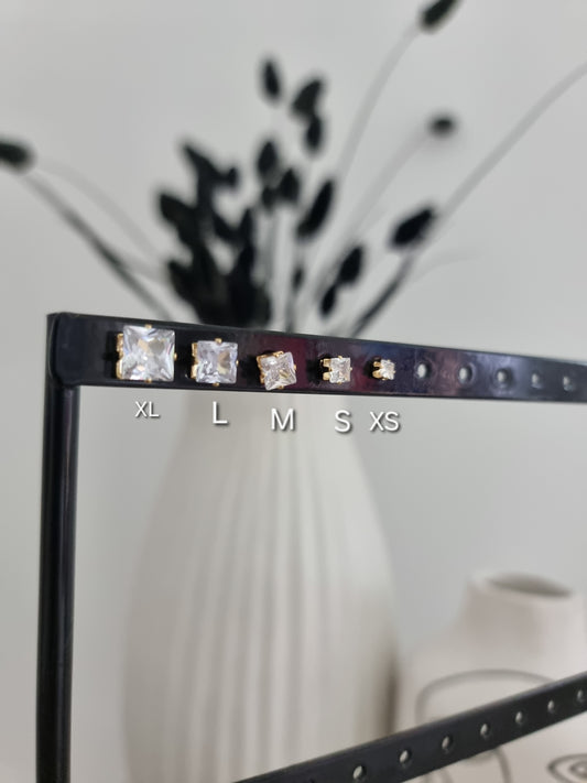 Boucles d'oreilles zirconium