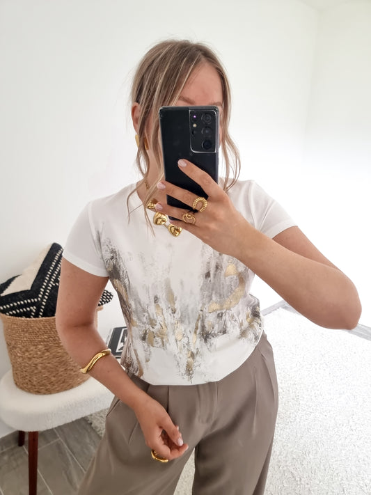 T-shirt abstrait
