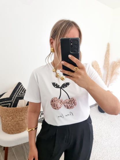 T-shirt cerise