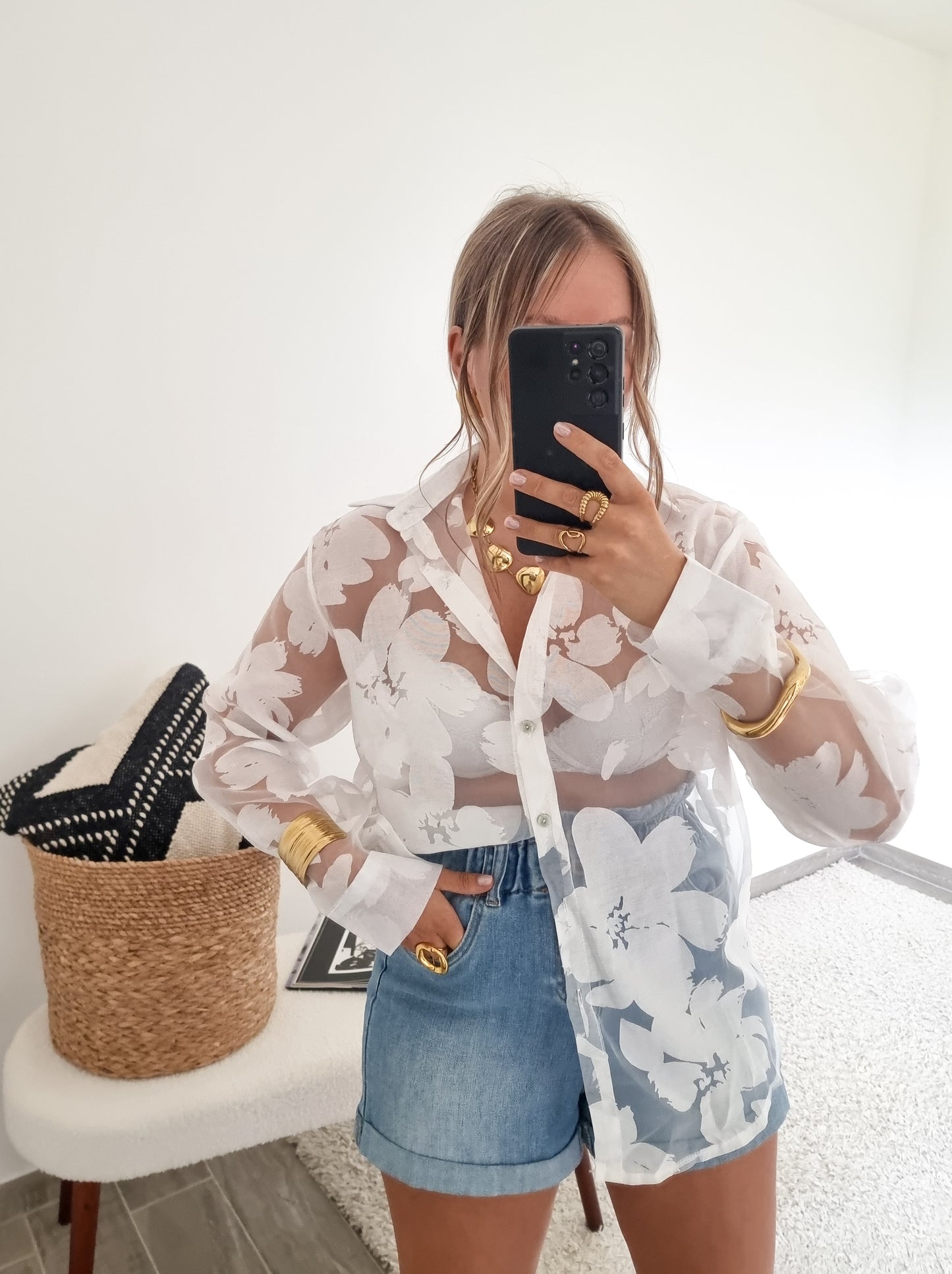 Chemise transparente