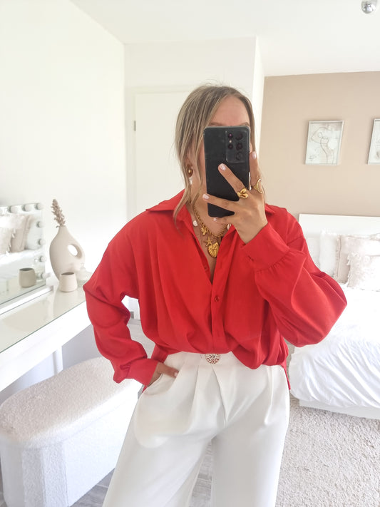 Chemise rouge