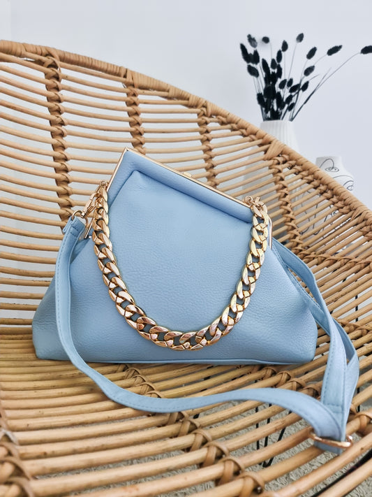 Sac bleu pastel