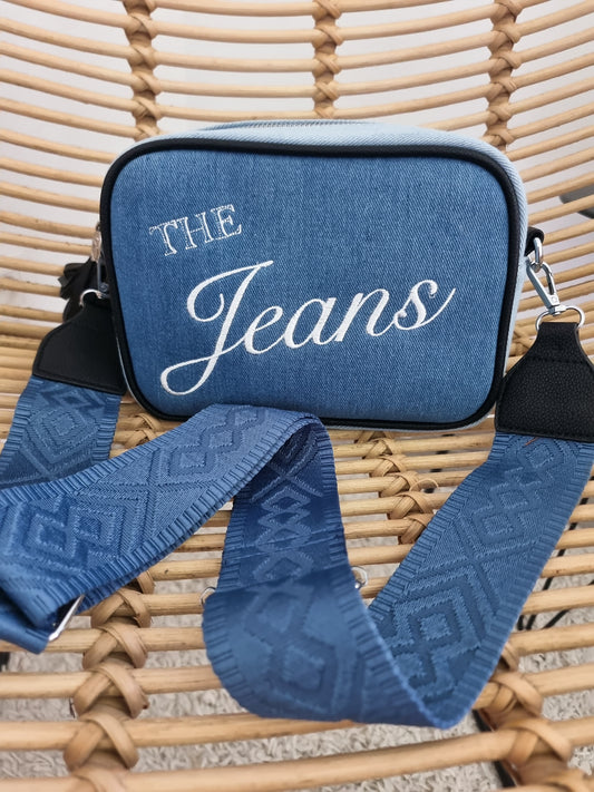 Sac jeans finition noire