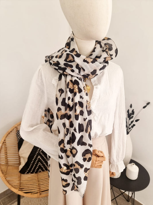 Foulard léopard
