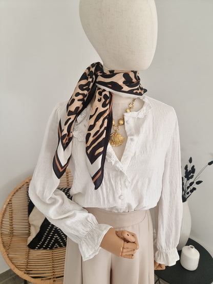 Petit foulard guépard