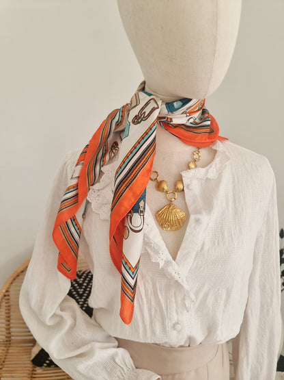 Petit foulard orange