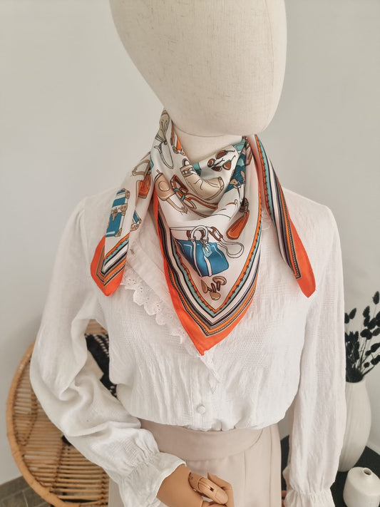Petit foulard orange